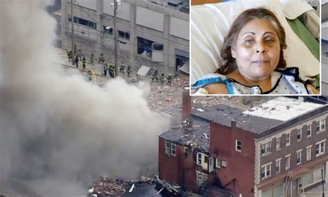 Factory blast survivor fell into chocolate vat while on fire